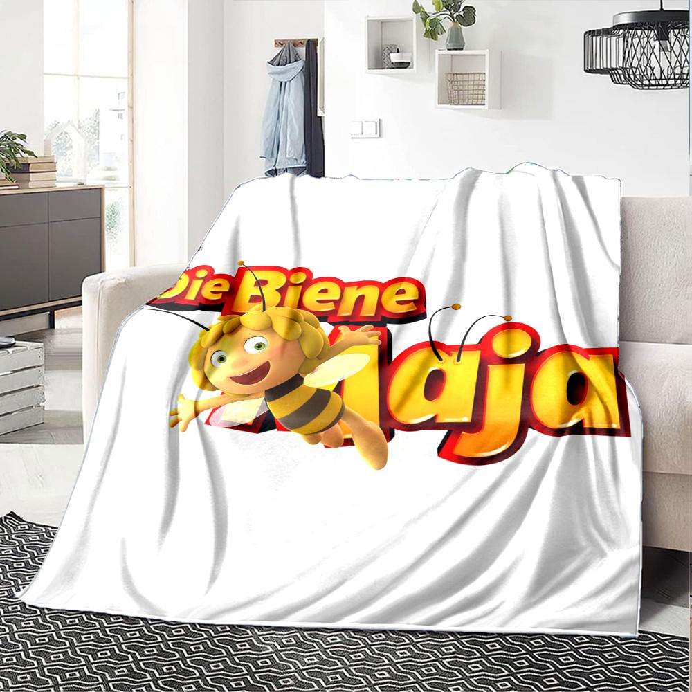 Maya Bee Blanket, High quality Comfortable for All Seasons, Home Decor, Warmth and Comfort