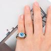 Retro Neue Punk Augenringe Überzogene Gothic Ringe Mode Augen Ringe für Männer Frauen Schmuck