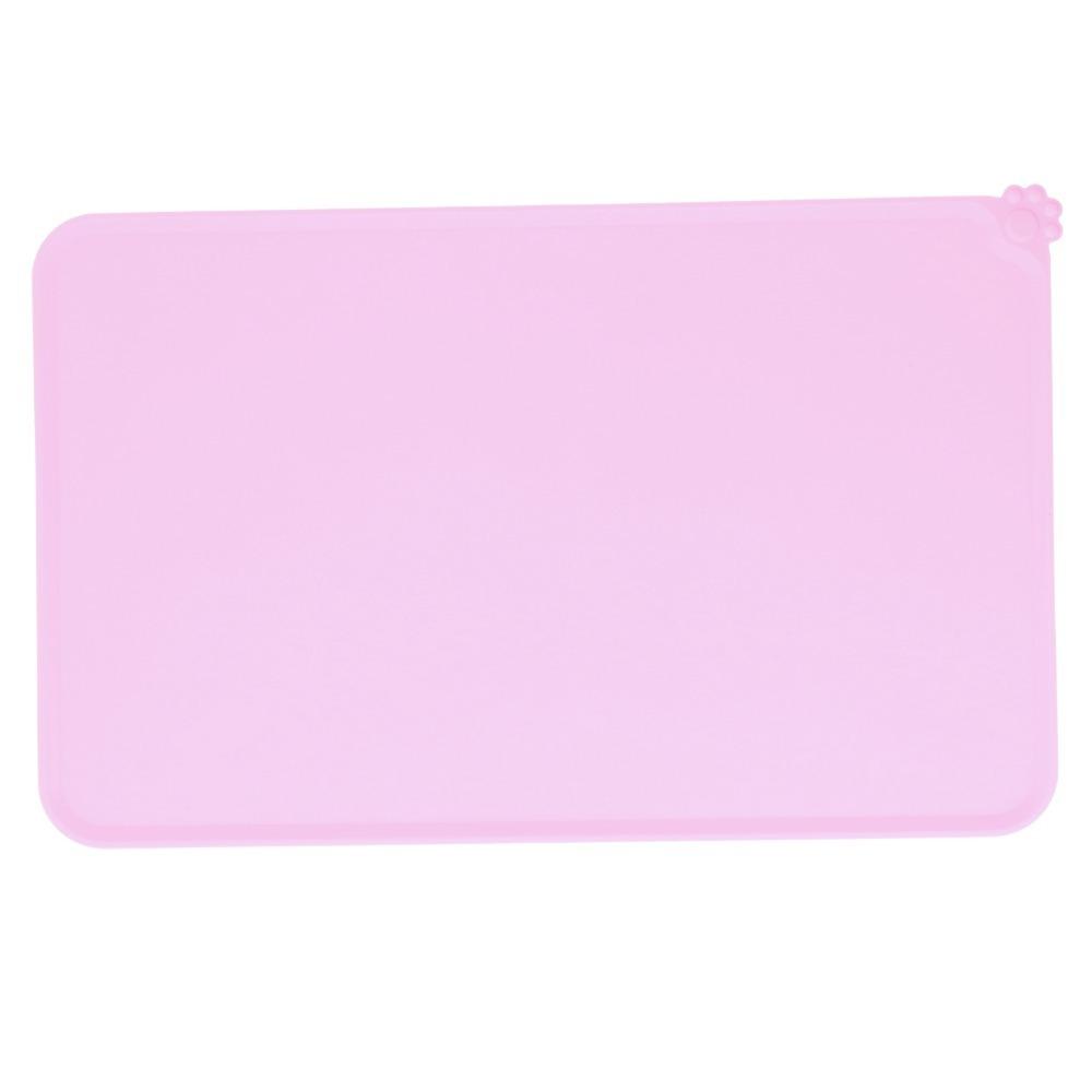 Easy Clean Food-grade Pet Mat Waterproof Non-slip Pet Feeding Mat Anti-spill Oversized Silicone Mat Home
