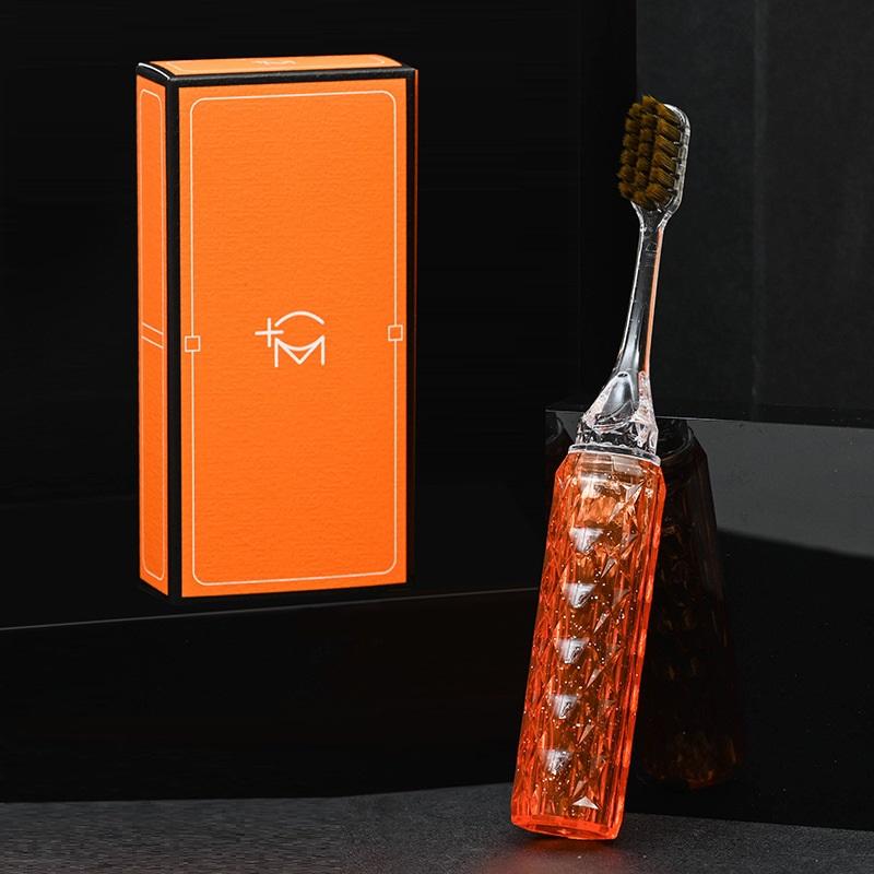 1/2 szt. Szczoteczka do zębów Szczoteczka z miękkim włosiem Szminka Odpinana rączka Dla mężczyzn i kobiet Rozmiar podróżny Narzędzie do higieny jamy ustnej