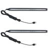 1/2 Pcs UV Black Light Lamp T5 USB UV LED Black Light Lamp 24LEDs Black Light Bar UV Light Tube with Switch for Disco Glow Party