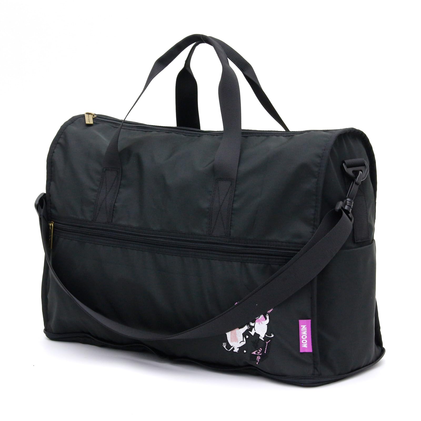

Take it small and use it possible folding bag series convenient for travel 440kg Moomin Black Winter [Hapitas] big! Carry-on MC25.