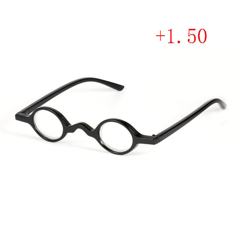 New Round Retro Reading Glasses Man Women Resin Clear 1.5 2.0 1.0 2.5 Presbyopia Tenacity Glass R7W7
