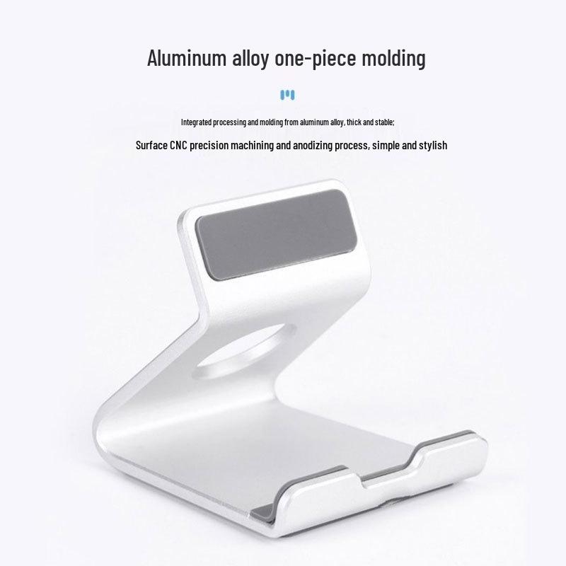 Sturdy Metal Phone & Tablet Stand: Durable, Drop-Resistant, Portable Holder with Storage