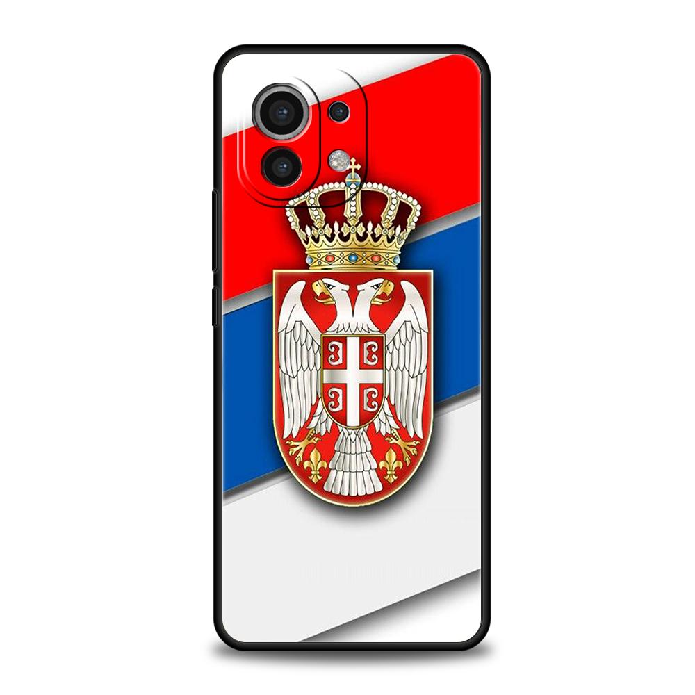 

Serbia Flag Phone Case For Xiaomi 15 14 13 12 Lite 14T 13T 12T Pro Poco X7 X6 X5 X4 X3 NFC F7 Ultra F6 Pro Soft Cover Poco F6
