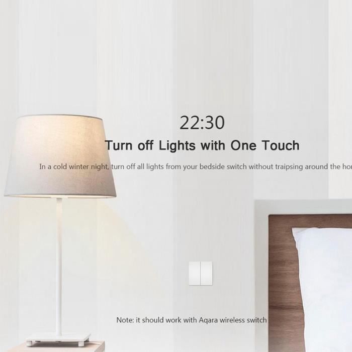 Aqara Wall Switch Smart Lamp Switch Control Wireless App Remote Control Home Set
