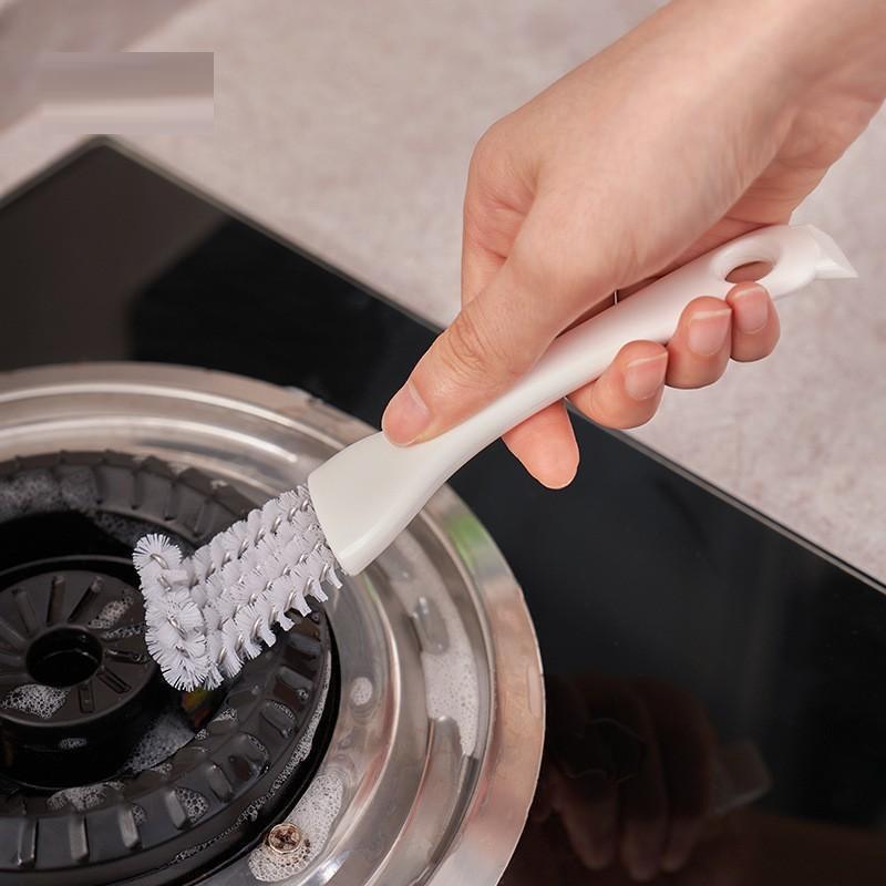 2In1 Portable Grill Brush V-Shaped Hooked Brush And Scraper Multifunctional Barbecue Kit Net Cleaning Brush For Kitchen Gadget