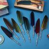British Quill Set, Water-Dipped Quill Pen Gift Box, Gift Pens For Male And Female Students On Children'S Day