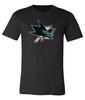 San Jose Sharks Distressed Logo Shirt S-6XL Tracking!!