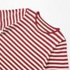 Women's Striped Slim Fit Round Neck Short Sleeve Knit Top - Spring/Summer 2025 Collection