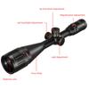 Diana 4-16X50 Aoe Red Green Cross Reticle Hunting Accessories Tactical Optical Sight for Hunting