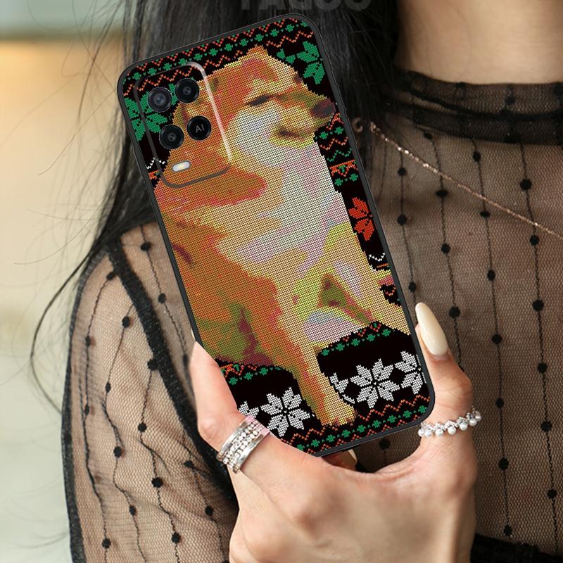 Cheems Doge Case For Oppo A5 Pro A15 A17 A57 A77 A18 A38 A58 A78 A98 A94 A74 A54 A40 A60 A80 A96 A76 A16