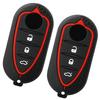 3 Button Silicone Auto Key Fob Case Cover Fit For Alfa Romeo Mito Giulietta Gto 159 Gta 4C Mito Flip Smart Key Ring Skin Protector Housing