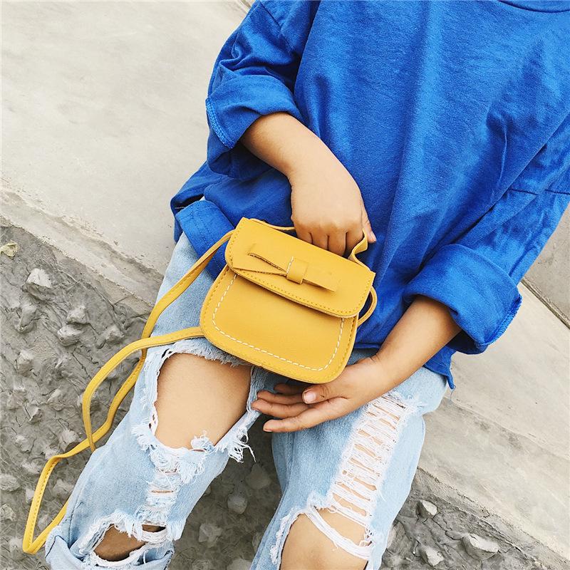 Korean Style Trendy Mini Bow Crossbody Handbag for Girls