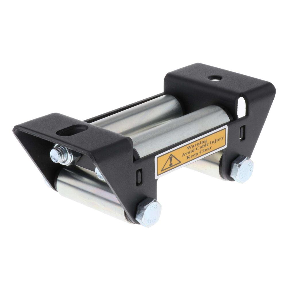 Universal ATV Winch Roller Fairlead Winch Roller Rope Guide Galvanized for ATV Winches Alloy Truck Standard Mount Pattern