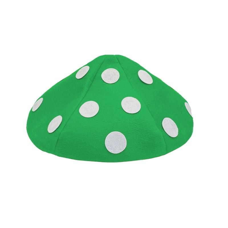 Halloween Mushroom Hat Headgear Adorkable Funny Head Cover for Masquerade Halloween Adorkable Cartoon Hat Headgear