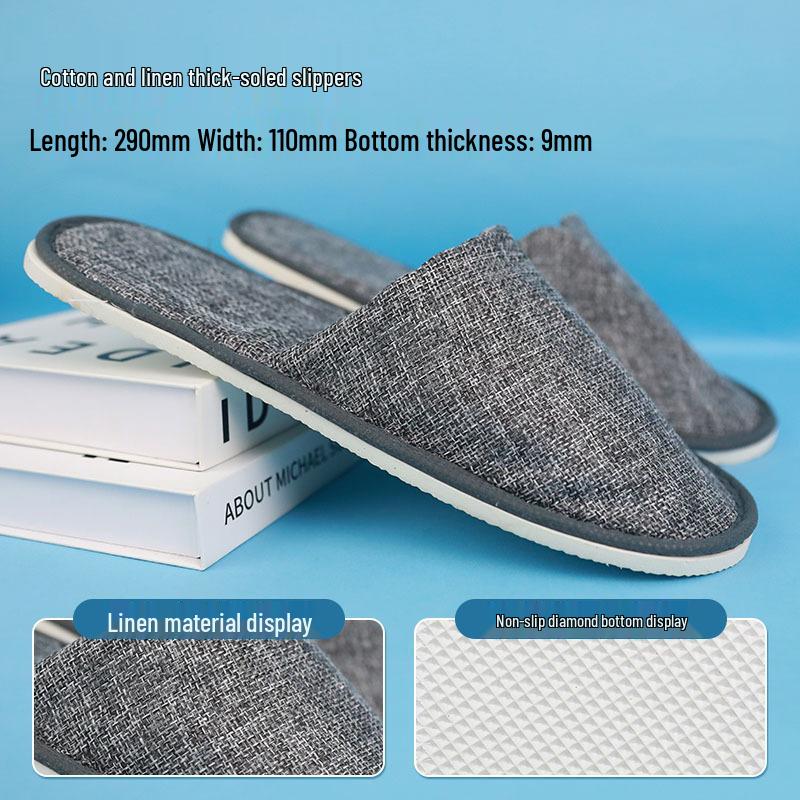 Luxuriöse rutschfeste Hausschuhe aus Korallenfleece für Hotels, B&Bs und Privatzimmer