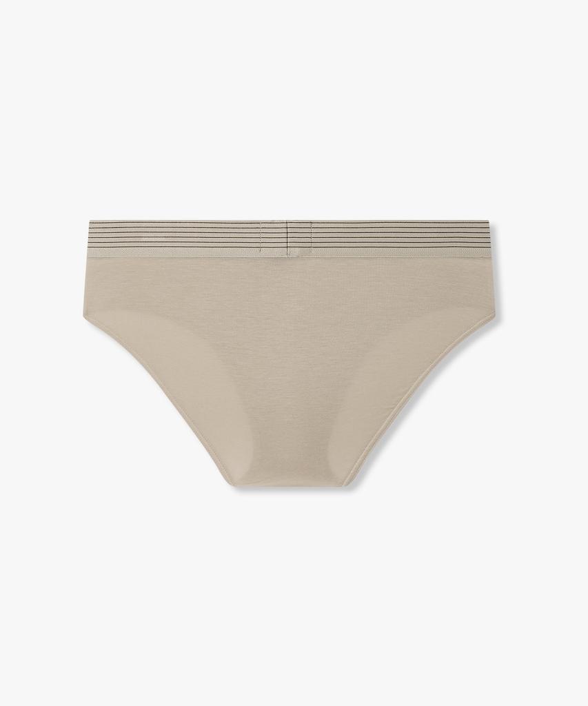 EMPORIO ARMANI UNDERWEAR Men'S Striped Elastic Briefs_Beige 0816111038
