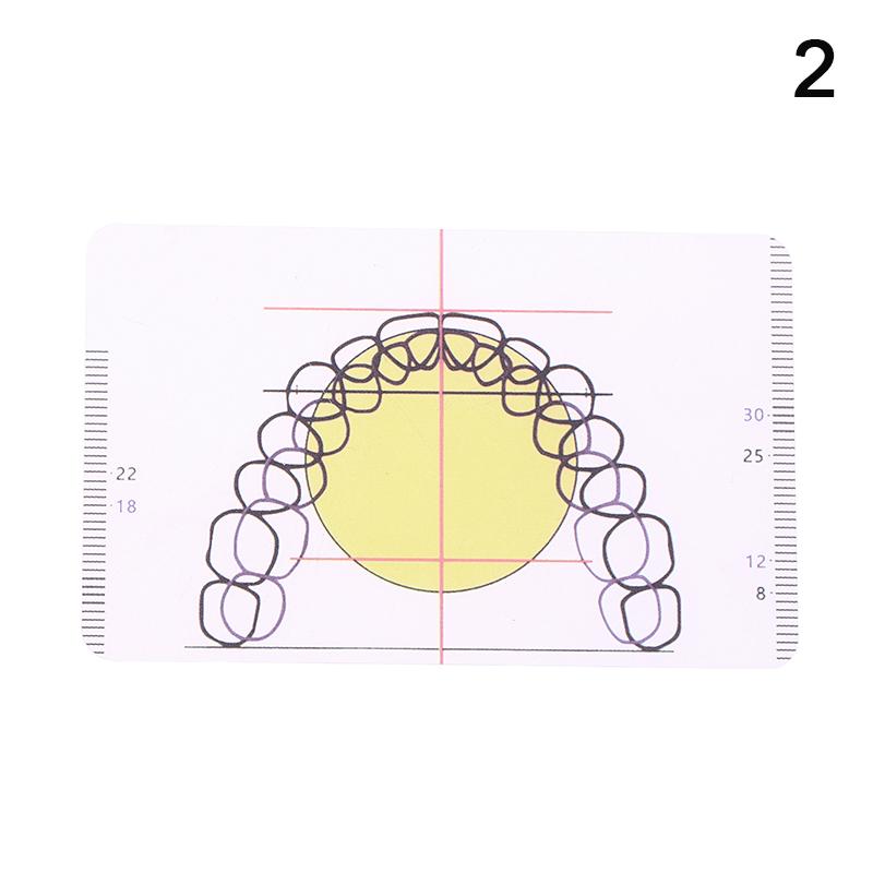 1pc Dental Lab Denture Drawing And Alignment Dental Ruler T-Shape Examination Symmetry Measurements Multifunctional Dental Tools