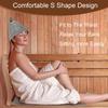 Sauna Accessories Sauna Backrest Wooden Anti Slip Comfortable S Shape Design Sauna Chair Back