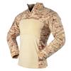 Maglia Tattica da Combattimento da Uomo Traspirante ad Asciugatura Rapida con Camouflage a Maniche Lunghe