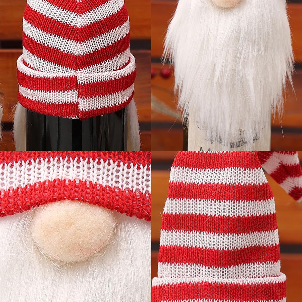 Christmas Wine Bottle Covers Gnomes Wine Bottle Bags