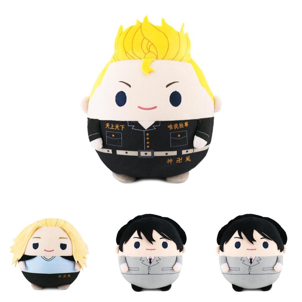 Tokyo Revengers Plush Toy Chubby And Cute 20cm Takemichi/mikey/draken/mitsuya Takashi/tachibana Naoto Pillow