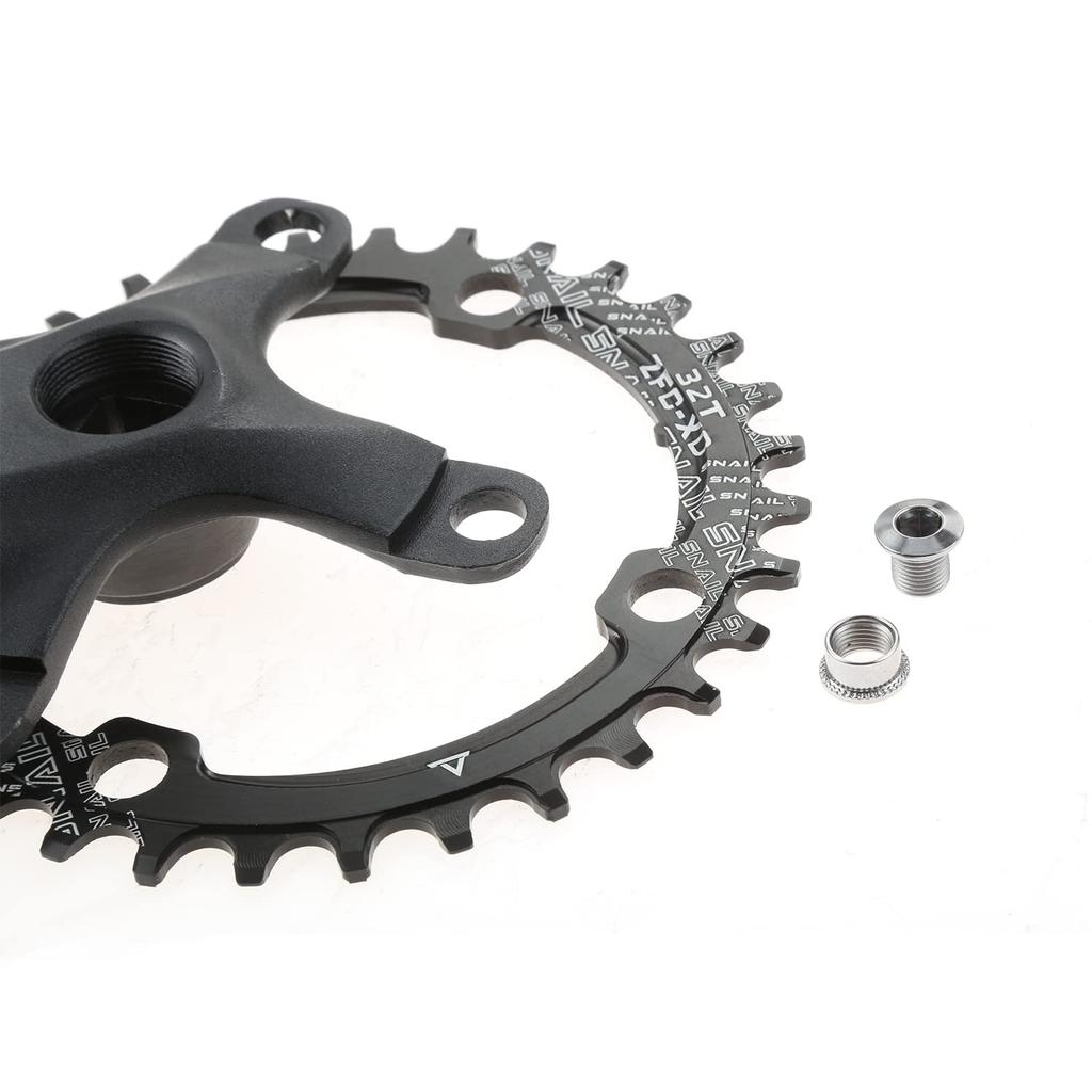 Etermeta Bicycle Crank Set BCD104mm Aluminum Alloy Crank Road Bike Mountain Bike General Bike (36T)