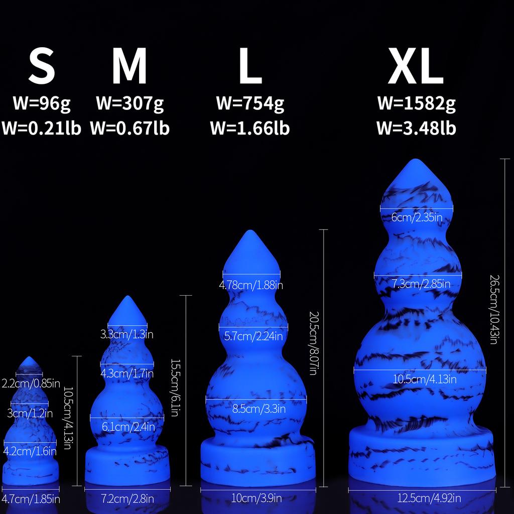 Large Anal Plug In The Anus For Men And Women Artificial Dildo Anal Plug Fist Anal Dilation Masturbator Adult SM Sex Toy