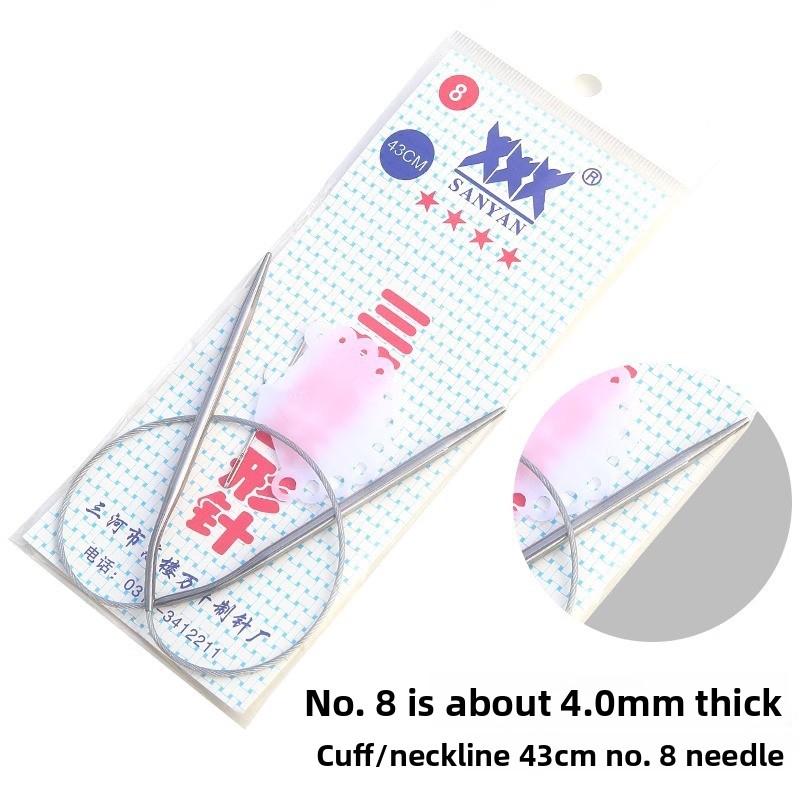 Circular Knitting Needles for Making Sleeve Sweaters, Stainless Steel Circular Knitting Needles, Sweater Knitting Circular Needles