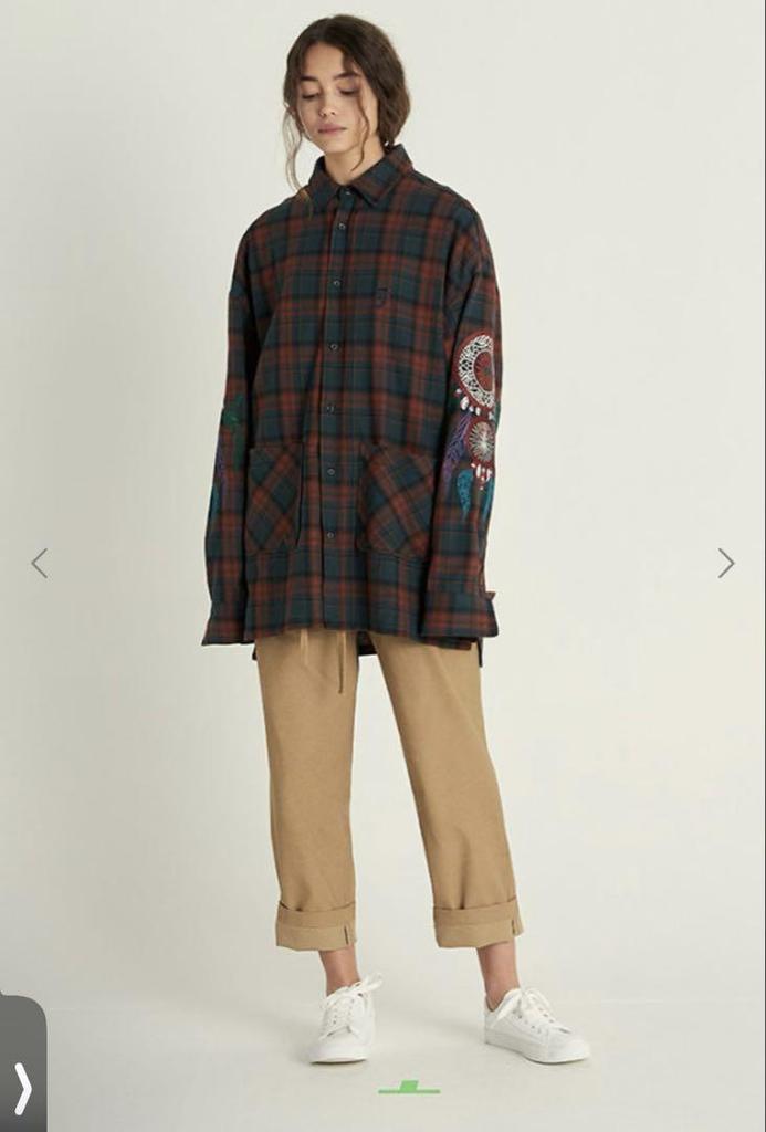 [USED] BTS Jungkook Wears A NOTHING Embroidered SHIRT, Size M