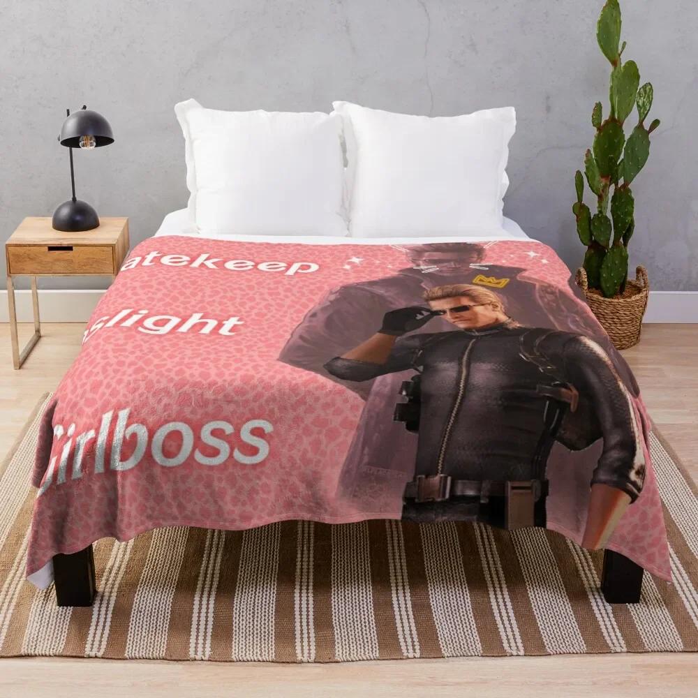 Wesker : Gaslight Gatekeep GirlbossThrow Blanket Blanket For Baby Blankets Sofas Of Decoration 75X95CM