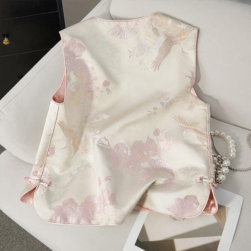 Women's New Chinese Style Floral Vest