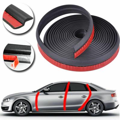 2M Grey Car Door Scratch Protector Edge Seal Trim Seal Guard Seal Rubber Strip