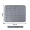 Silicone Water Ripple Drain Mat: Food-Grade Nordic Minimalist Table Placemat.