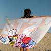 B-Bt-21 Group Cartoon Anime Big Microfiber Beach Towels Quick Dry Towel Sand Beach Towels Pool Towel for Travel Swim Pool Yoga