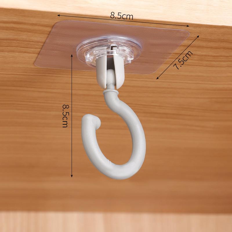 Hak obrotowy sufitowy Hak sufitowy Specjalny, bez perforacji, niebrudzący, dach, ściana, sufit, mocny, wiszący hak do drzwi