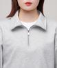 MUSINSA STANDARD WOMAN Women'S Half Zip Sweatshirt [Melange Light Grey]