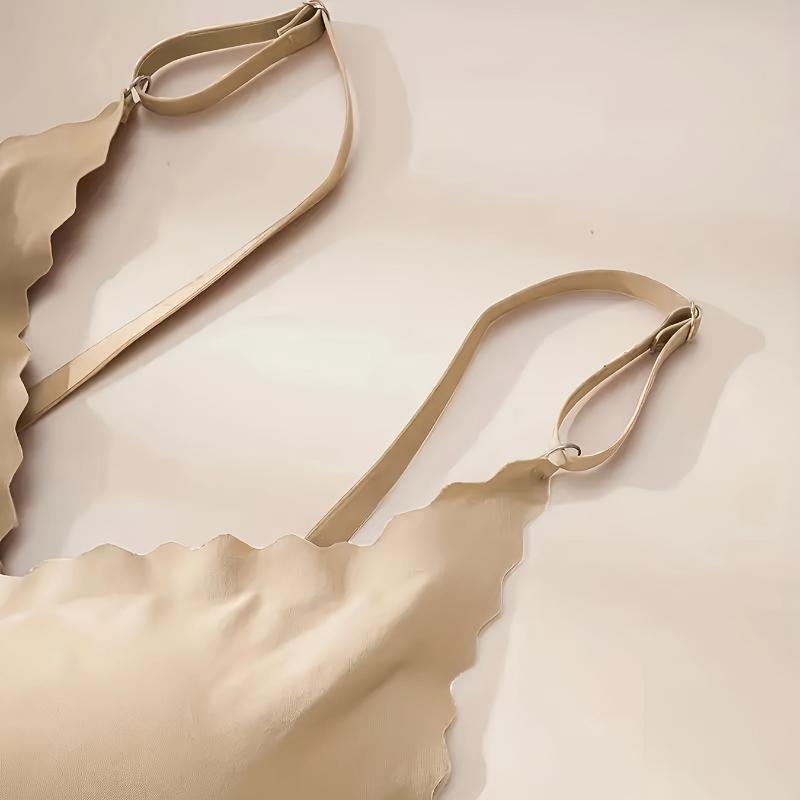 XXL Women's Wave Edge Seamless Bra Wireless Push-Up Bra Sports Yoga Tank Tops S-2XL