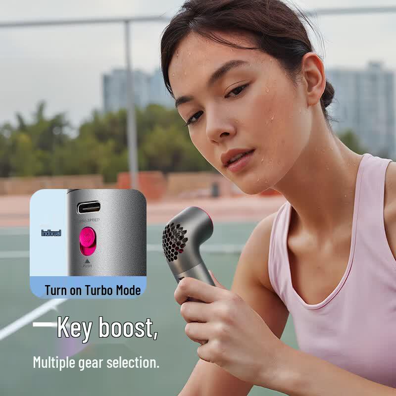 Aecooly Przenośny Szybki Turbo Wentylator Ręczny Wtyczka CN (adapter w zestawie)