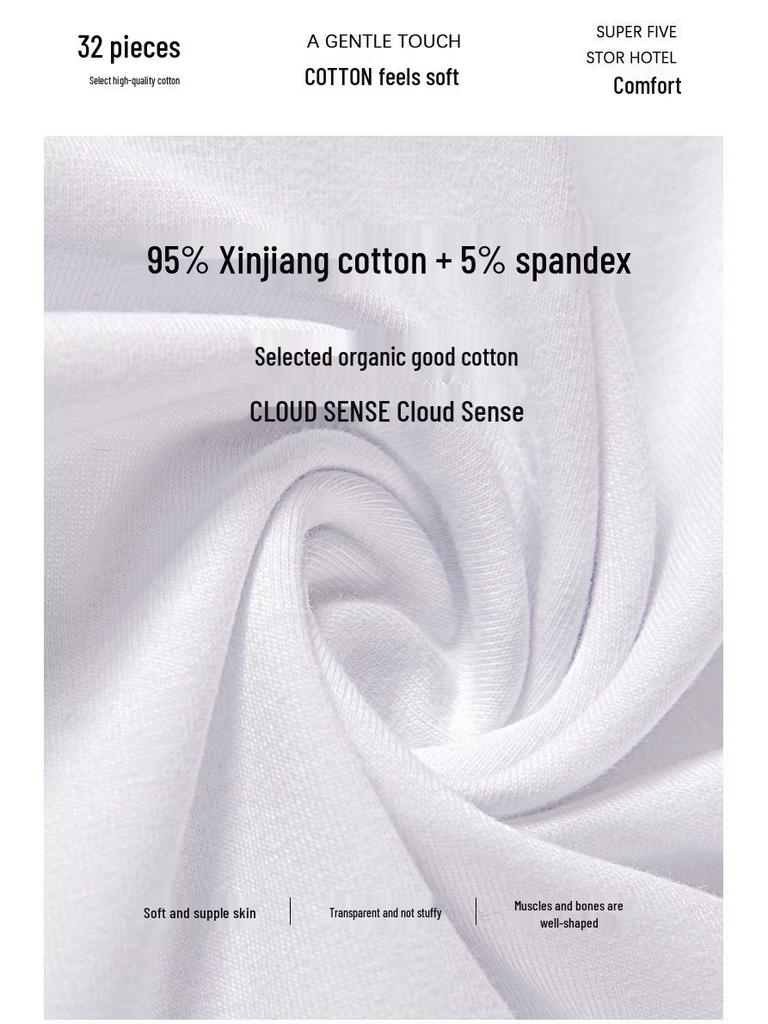 Damen Off-Shoulder Slim Fit Schwarzes Kurzarm-Rundhals-T-Shirt - Reine Baumwolle, Sommerkollektion 2025