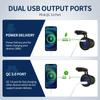 12V USB C Car Charger Socket 12V USB Outlet 48W PD Type C & QC 3.0 12 Volt Dual USB Charging Socket Port Voltmeter ON/Off Switch