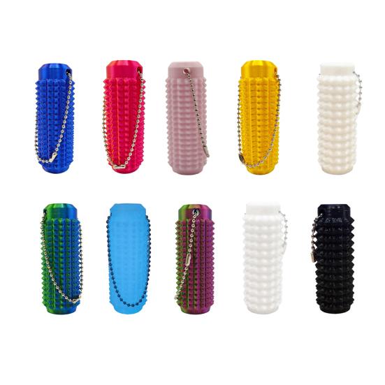 Spiky Grippie Stim Fidget Toy with Bead Chain Stress Relief Teens Adults Mini Pocket 3D Printed Pain Stimming Tool