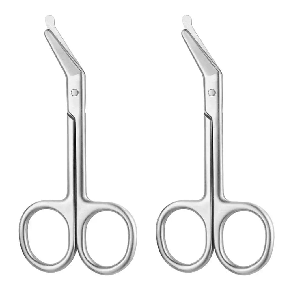 11CM Stainless Steel Gauze Bandage Scissors Dressing Surgical Scissors Household Plaster Scissors Nurse Scissors