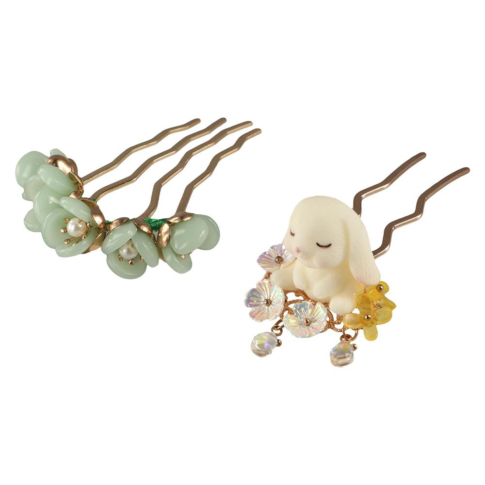 Flower Chinese Style Hair Stick Butterfly Hanfu Hairpin Cute Cheongsam Accessories