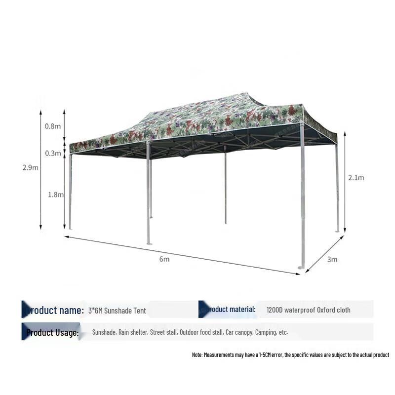 Bingyi Heavy-Duty Camouflage Folding Outdoor Shelter