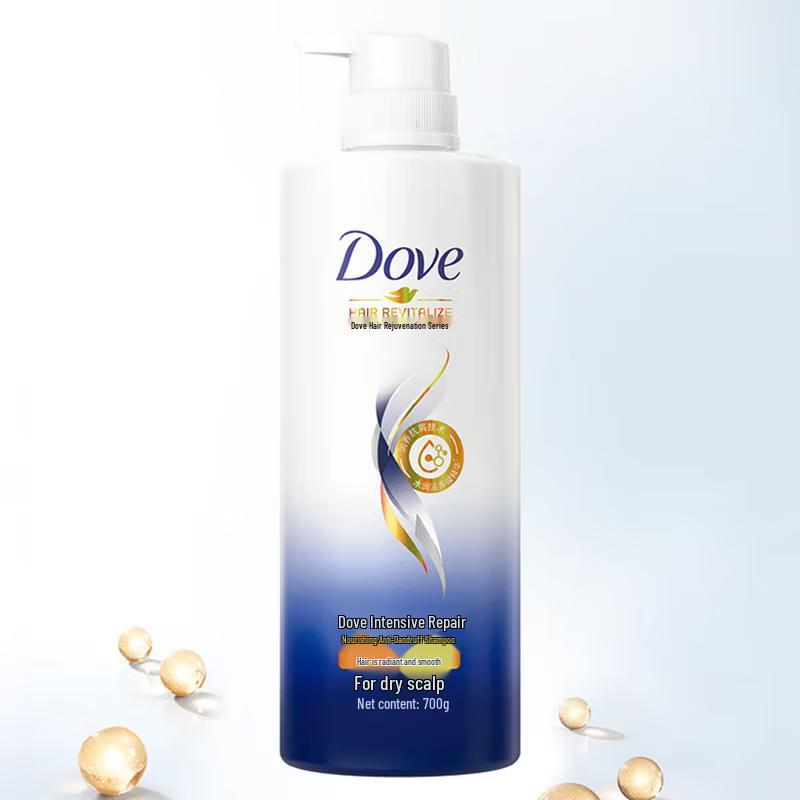 Dove Intensive Repair Shampoo (700g) & Deep Moisturizing Body Wash (1000g) Set