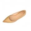 One-word button polished pointed French Mary Jane single shoes 2025 spring new retro low-heeled flat shoes