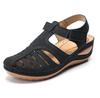 New Retro Summer Wedge Heel Closed-Toe Sandals for Women