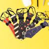 School Uniform Tie for Boy Girls Kids Graduation Hat Printed Pretied Neckties